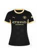 Manchester City Ayyoub Bouaddi #32 Fotballdrakt Borte Klær Dame 2026-27 Korte ermer
